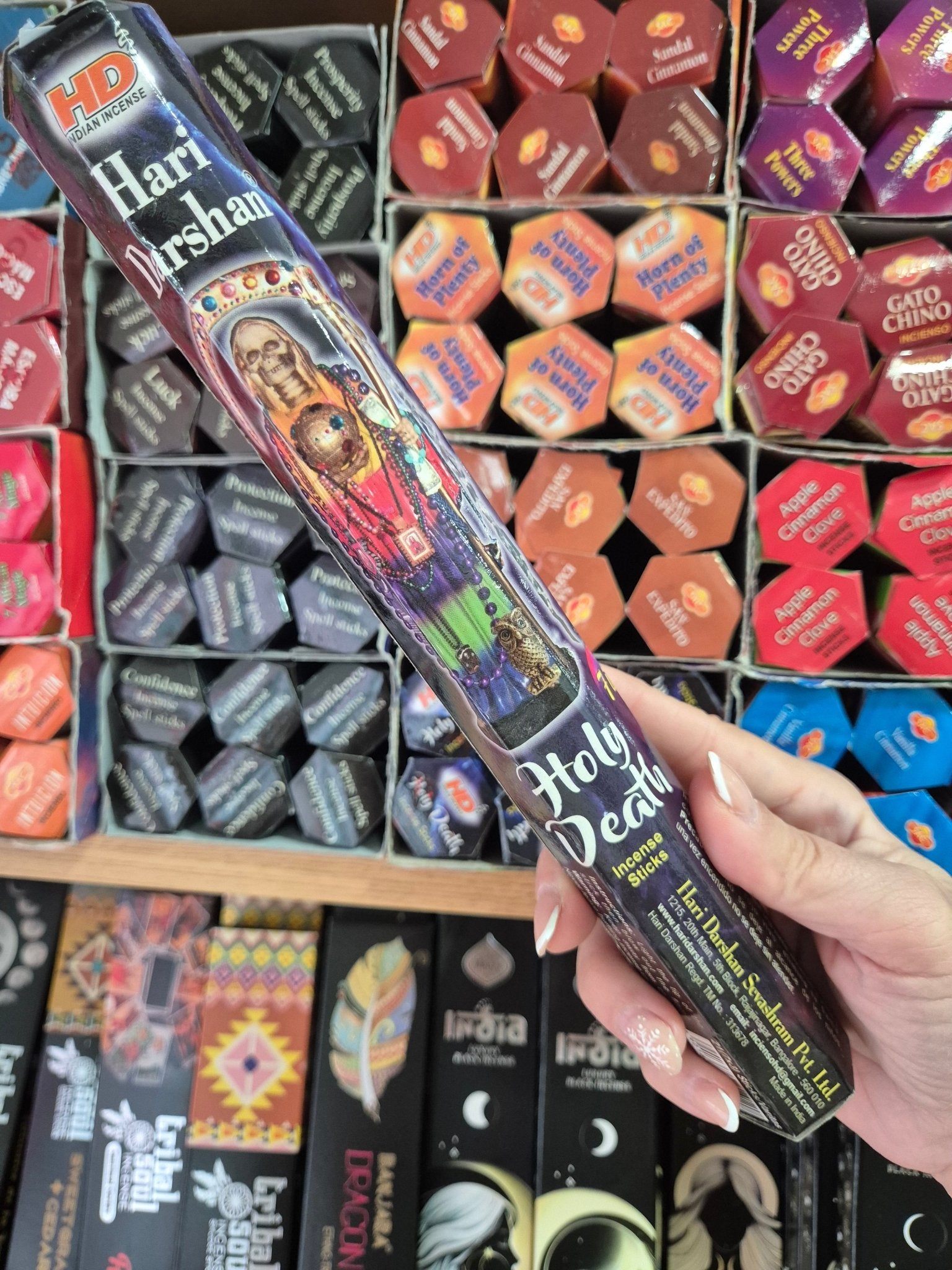 Incienso Santa Muerte Tienda esotérica Málaga - La Tienda de Tata Magic: tienda Esotérica en Málaga